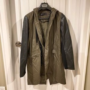 Zara water repellent coat